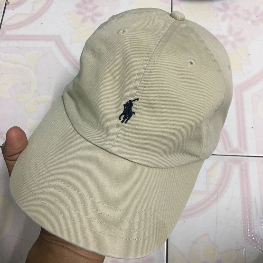 khaki polo hat