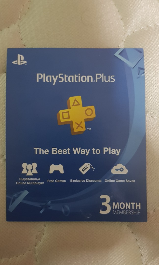 playstation 4 plus 3 month