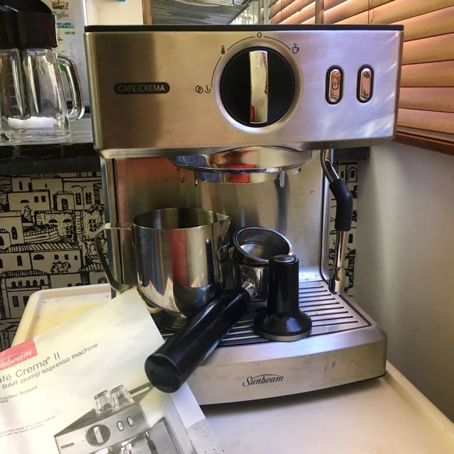 Sunbeam cafe crema coffee maker 咖啡機 