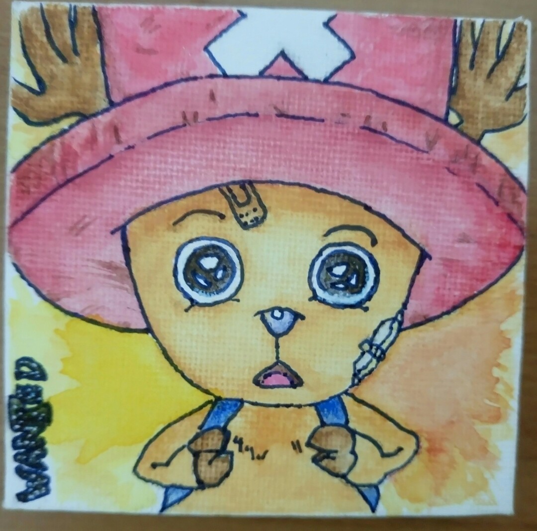 Tony Chopper Mini Canvas Painting Design Craft Art Prints On