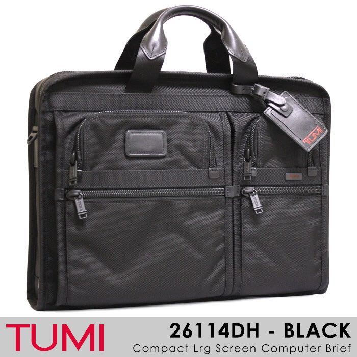 Tumi Alpha Briefcase 26114DH-Black, Computers & Tech, Parts 