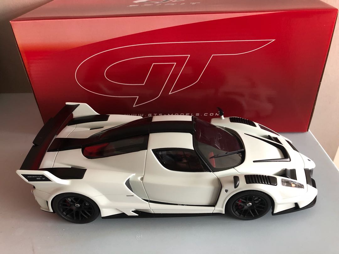 Modèle En Résine Ferrari Gemballa Mig U1 Jaune Échelle 1/18 N BBR Ou MR