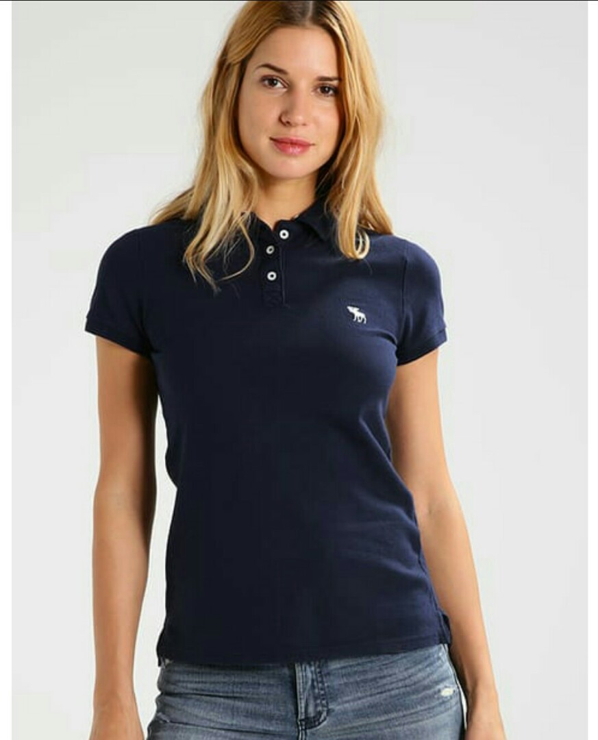 Authentic Abercrombie \u0026 Fitch Navy Polo 