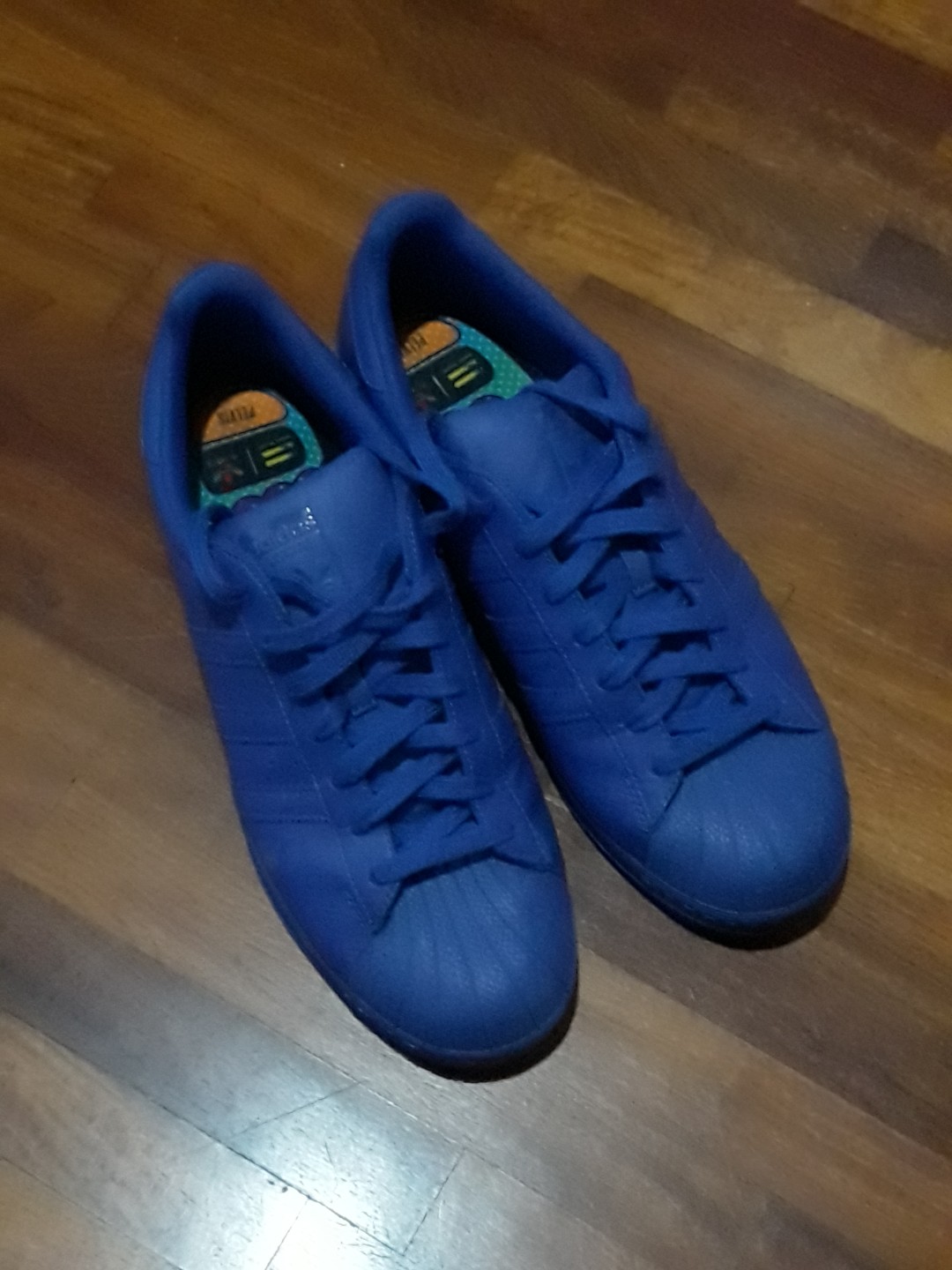 all blue superstars