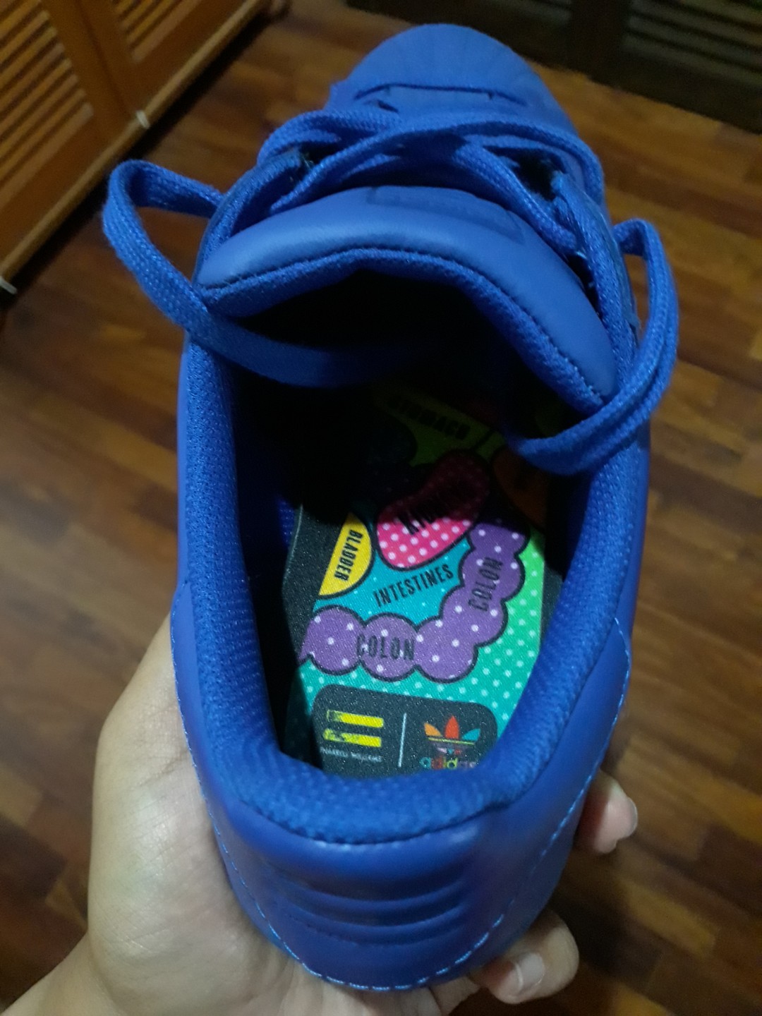 all blue superstars