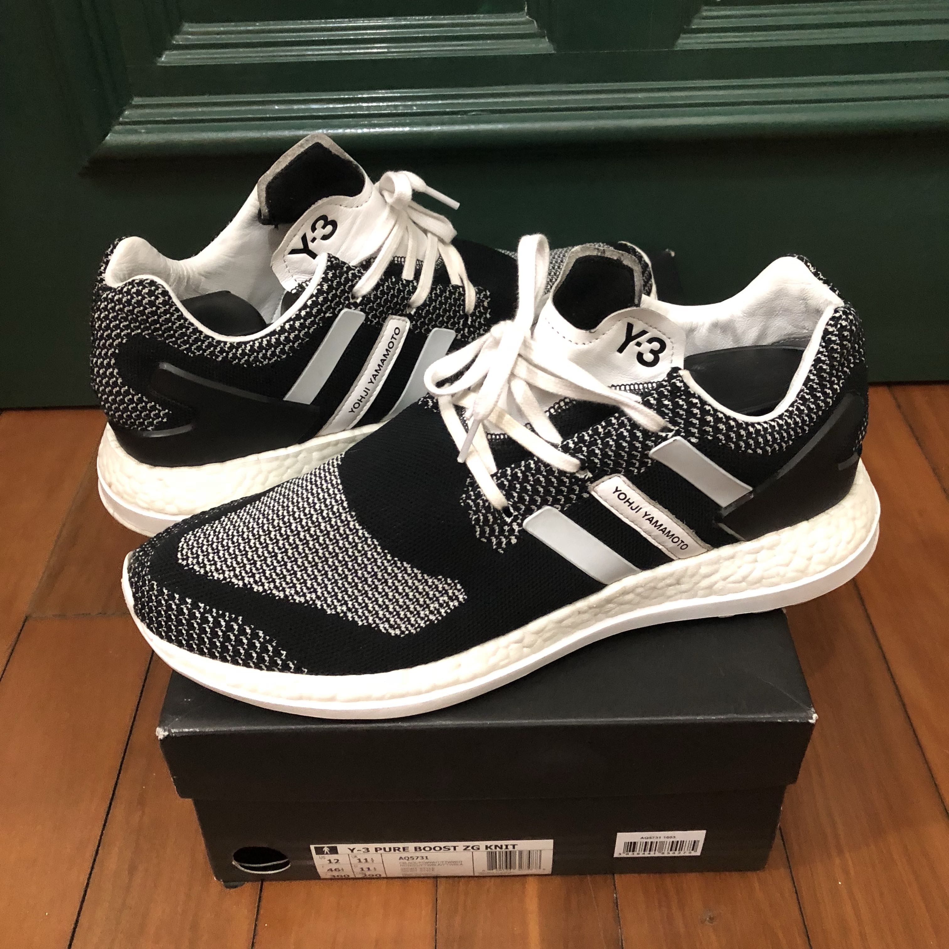 Adidas Y 3 Pureboost Zg Knit Men S Fashion Footwear Sneakers On Carousell