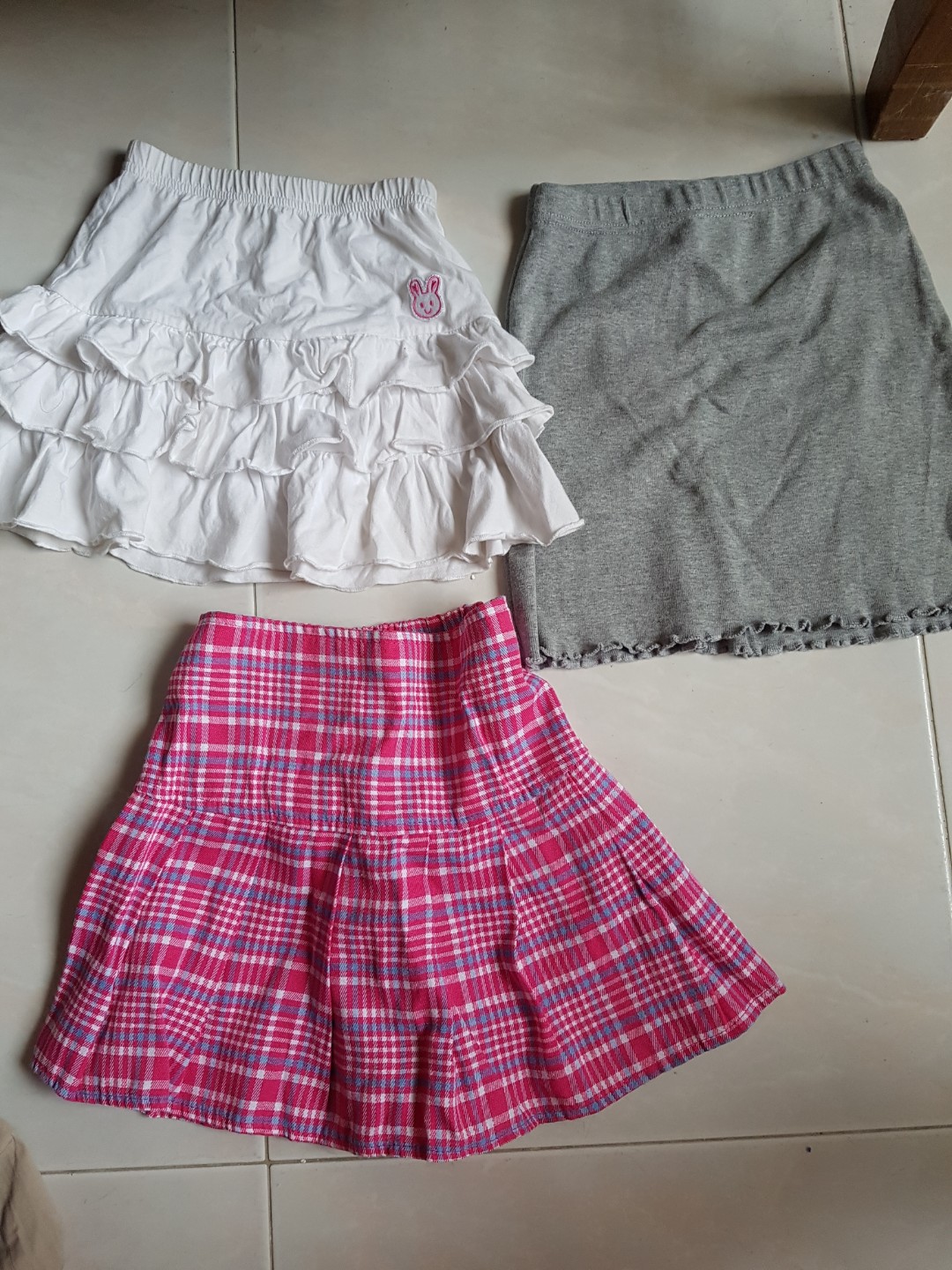 Kids Girls Flare, Tight, Frilly Skirts 