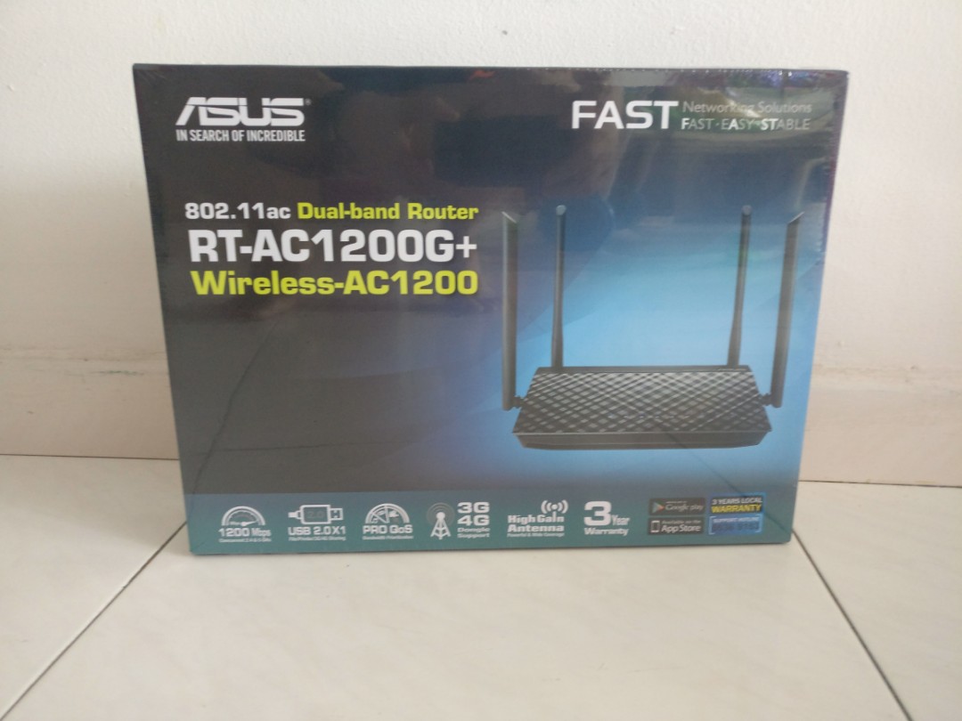 Brand New Asus RT-AC1200G+ Router for sale, Electronics, Computer Parts ...