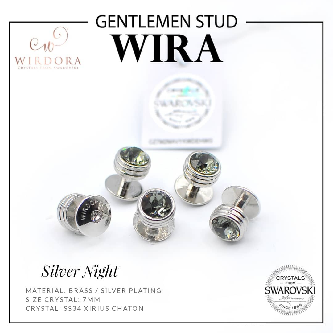 Butang Baju Melayu Swarovski Gentlemen Studs Men S Fashion