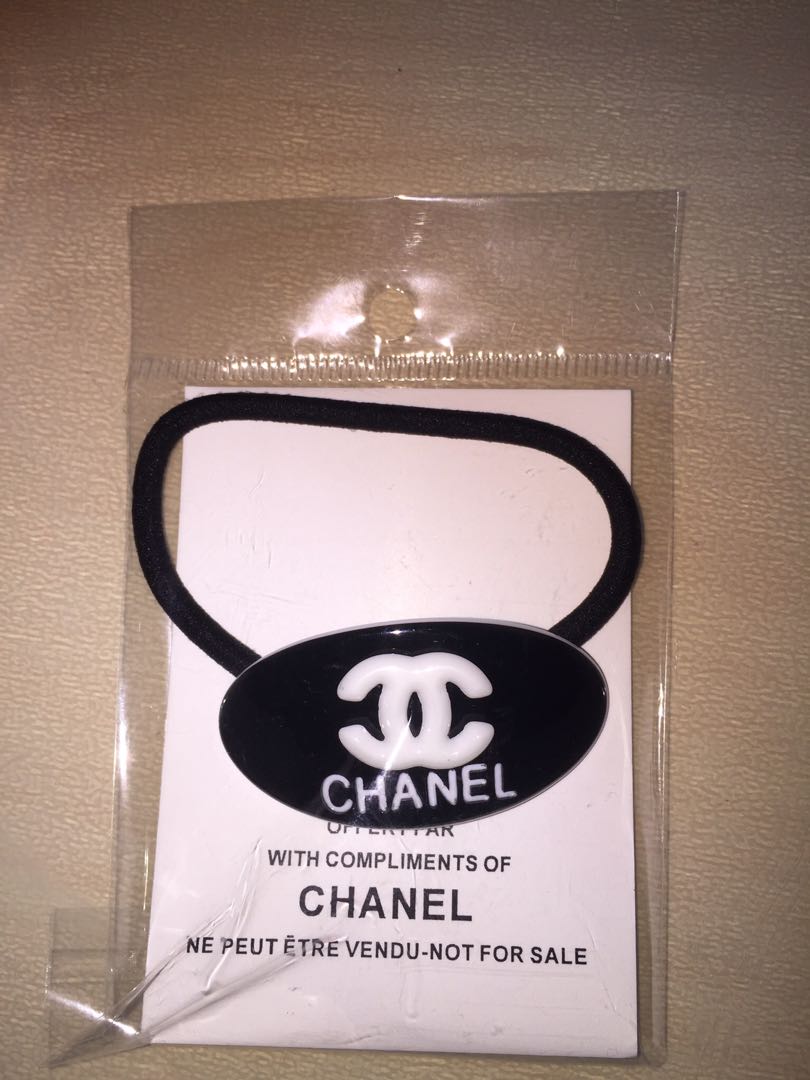 Chanel Oval Vip Hair Tie Luxury Accessories On Carousell