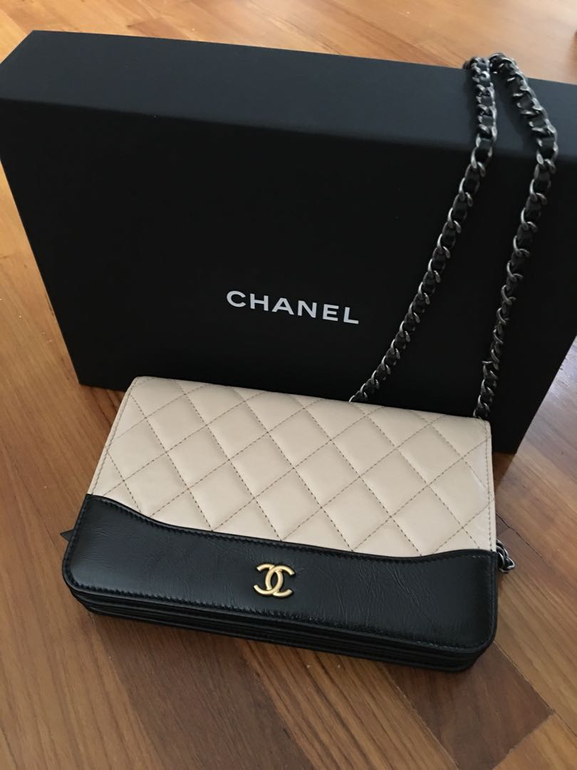 chanel wallet on chain 2018