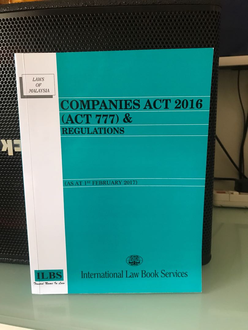 Companies Act 2016 Malaysia Book The New Companies Act 2016 Means
