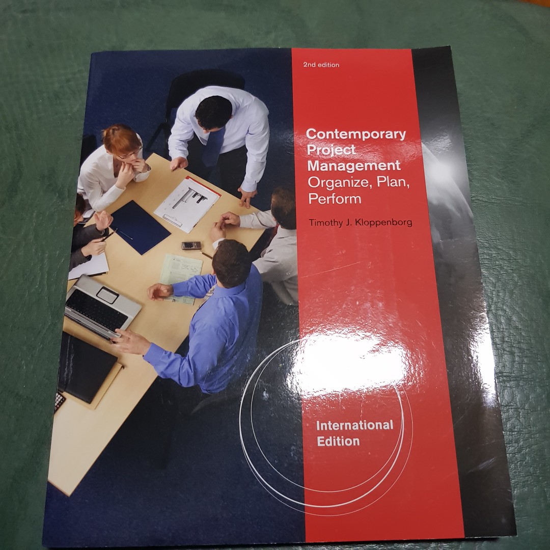 Contemporary Project Management By Timothy J Kloppenborg Books