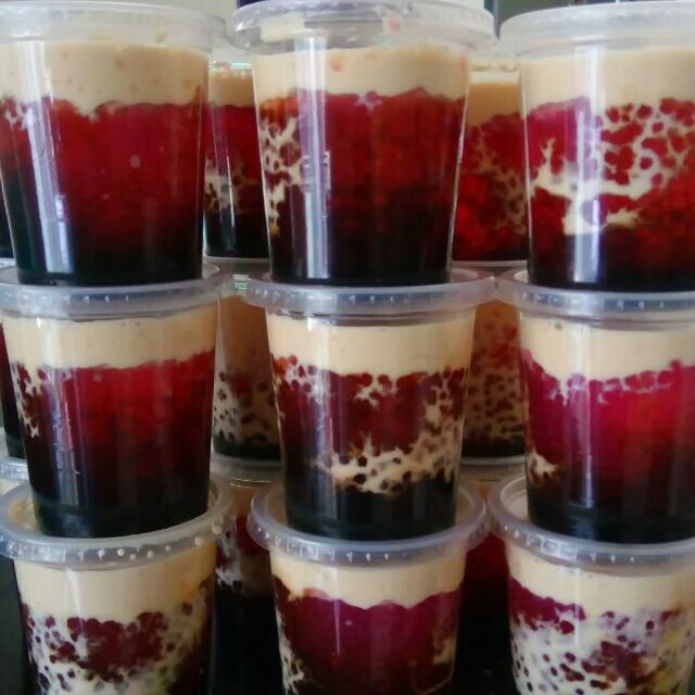 Dessert Puding Sago Gula Melaka Food Drinks Packaged Instant Food On Carousell