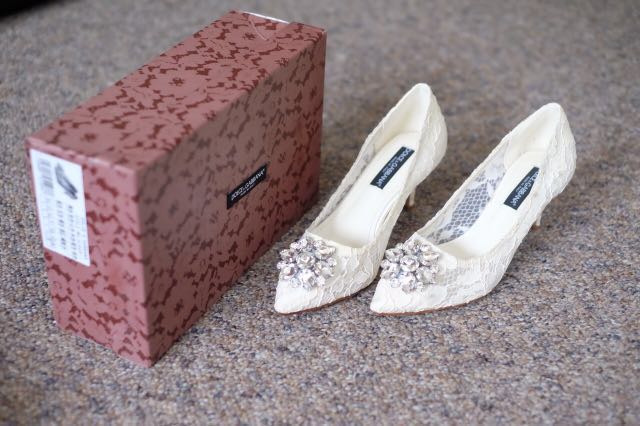 D G brukat wedding shoes Fesyen Wanita Sepatu di Carousell