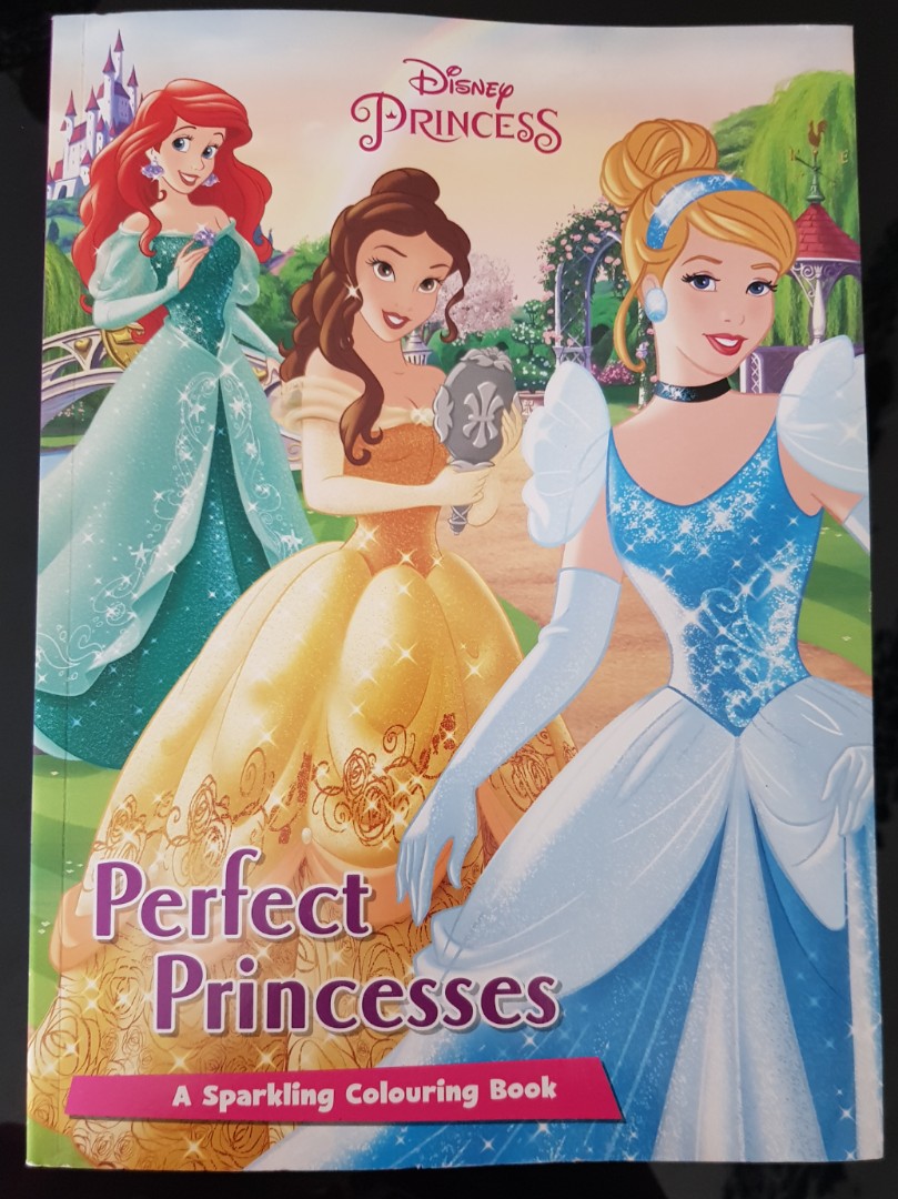 Disney Princess Colouring book, Hobbies & Toys, Books & Magazines ...