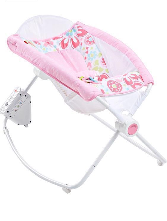 pink fisher price rock n play