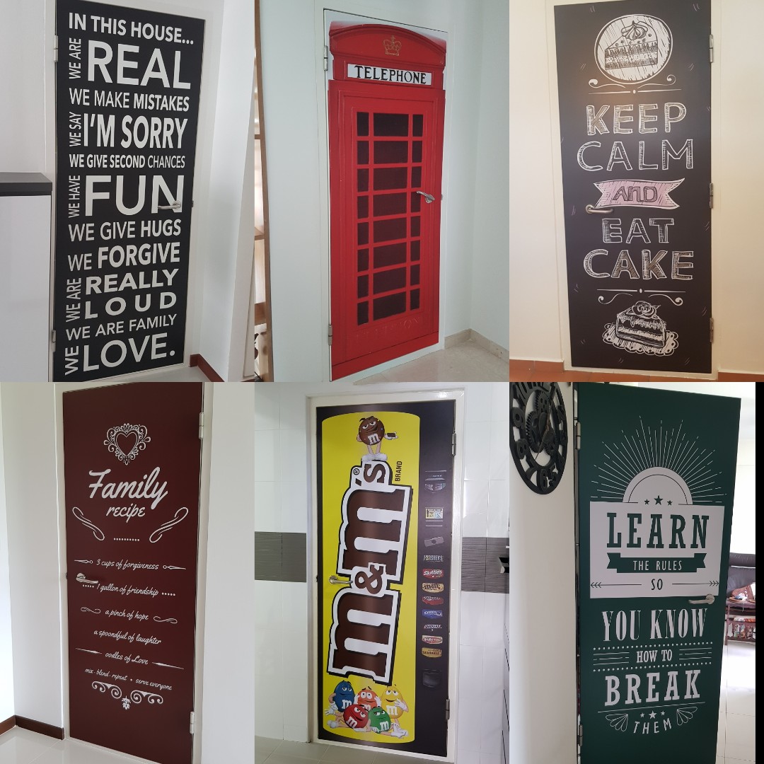 Full Color sheet For Bomb Shelter Door FOC Installation * Not