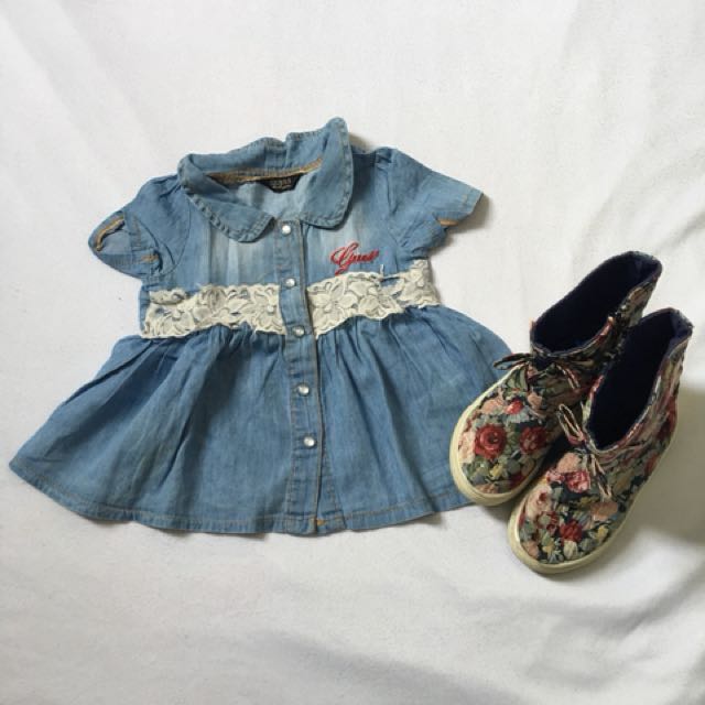 guess denim blouse