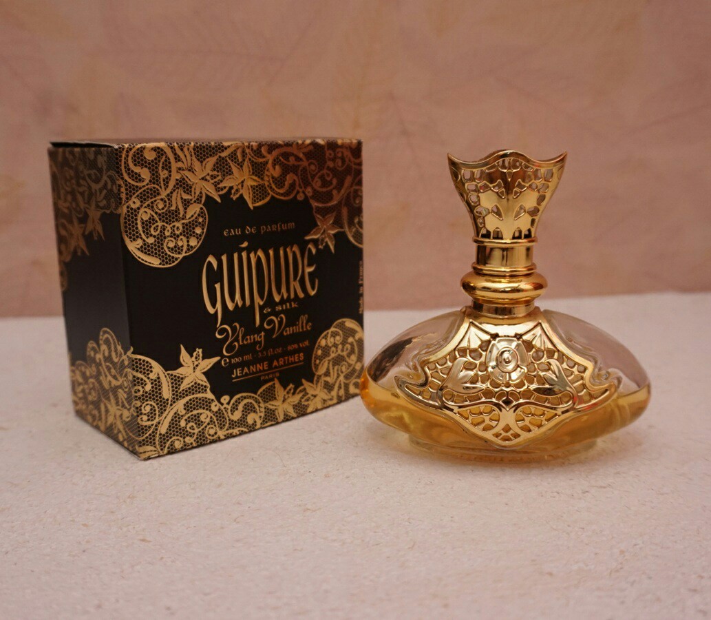 guipure & silk ylang vanille
