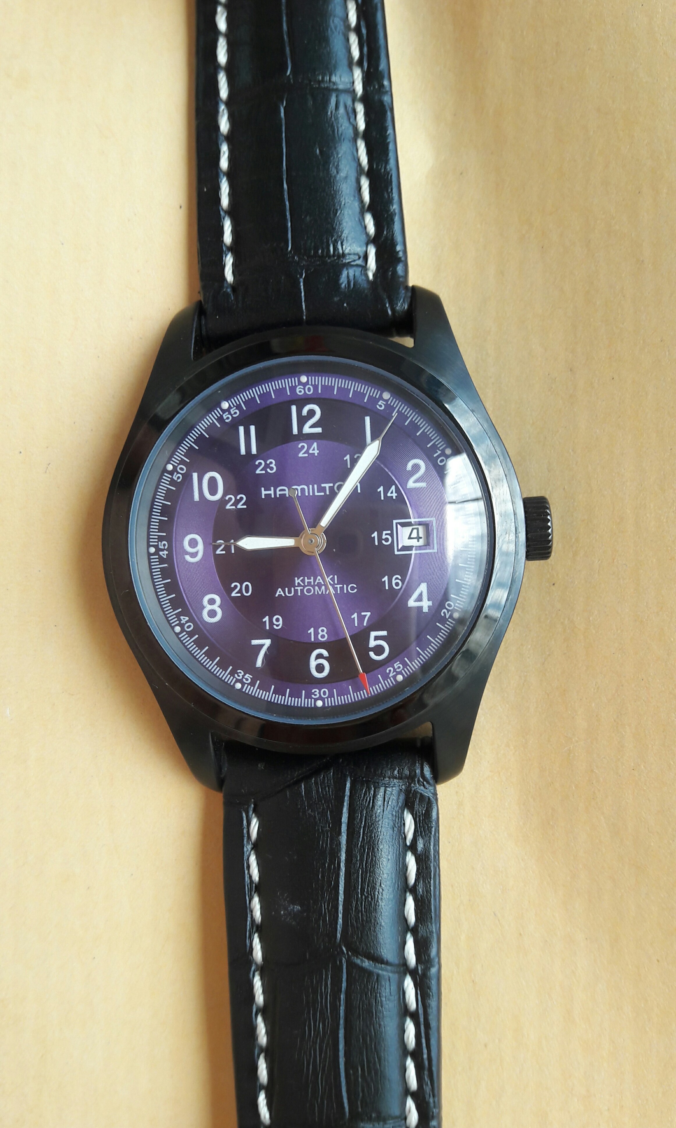 Hamilton khaki purple hotsell