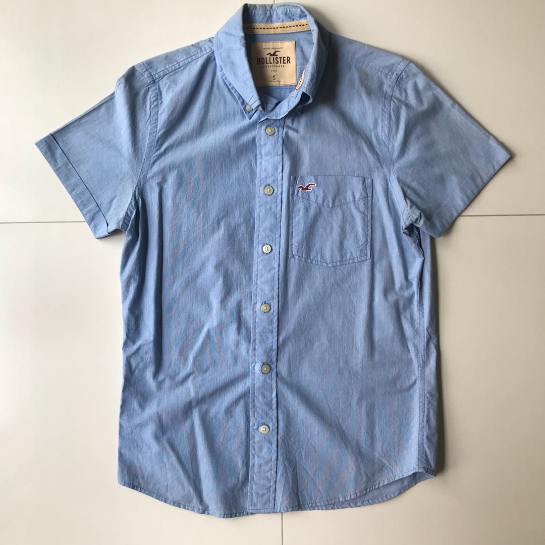 hollister blue shirt