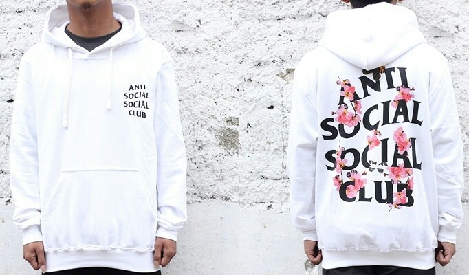 assc flower hoodie
