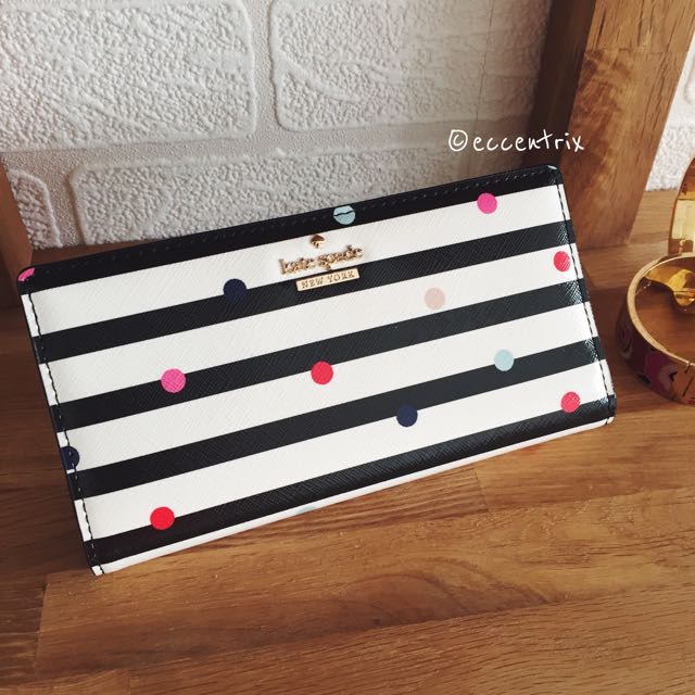 Kate spade confetti hot sale wallet