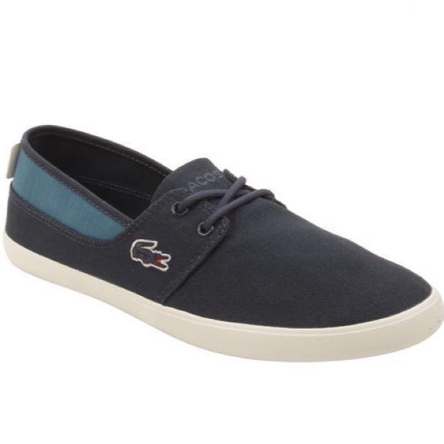 Lacoste Marice Lite Blue Lacoste Mens Marice Lace Sneakers In Dark