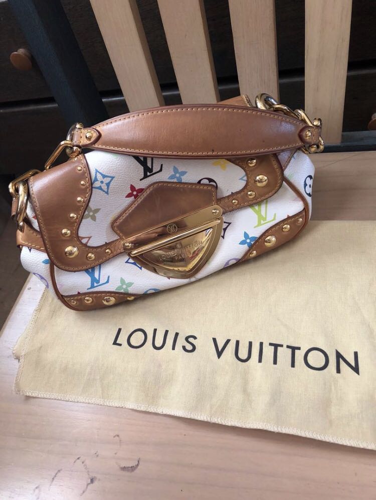 Louis Vuitton Black Monogram Multicolore Marilyn Bag - Yoogi's Closet