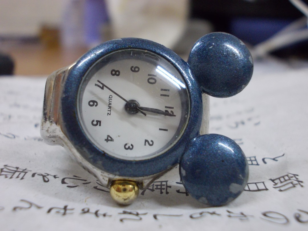 Mickey mouse ring watch