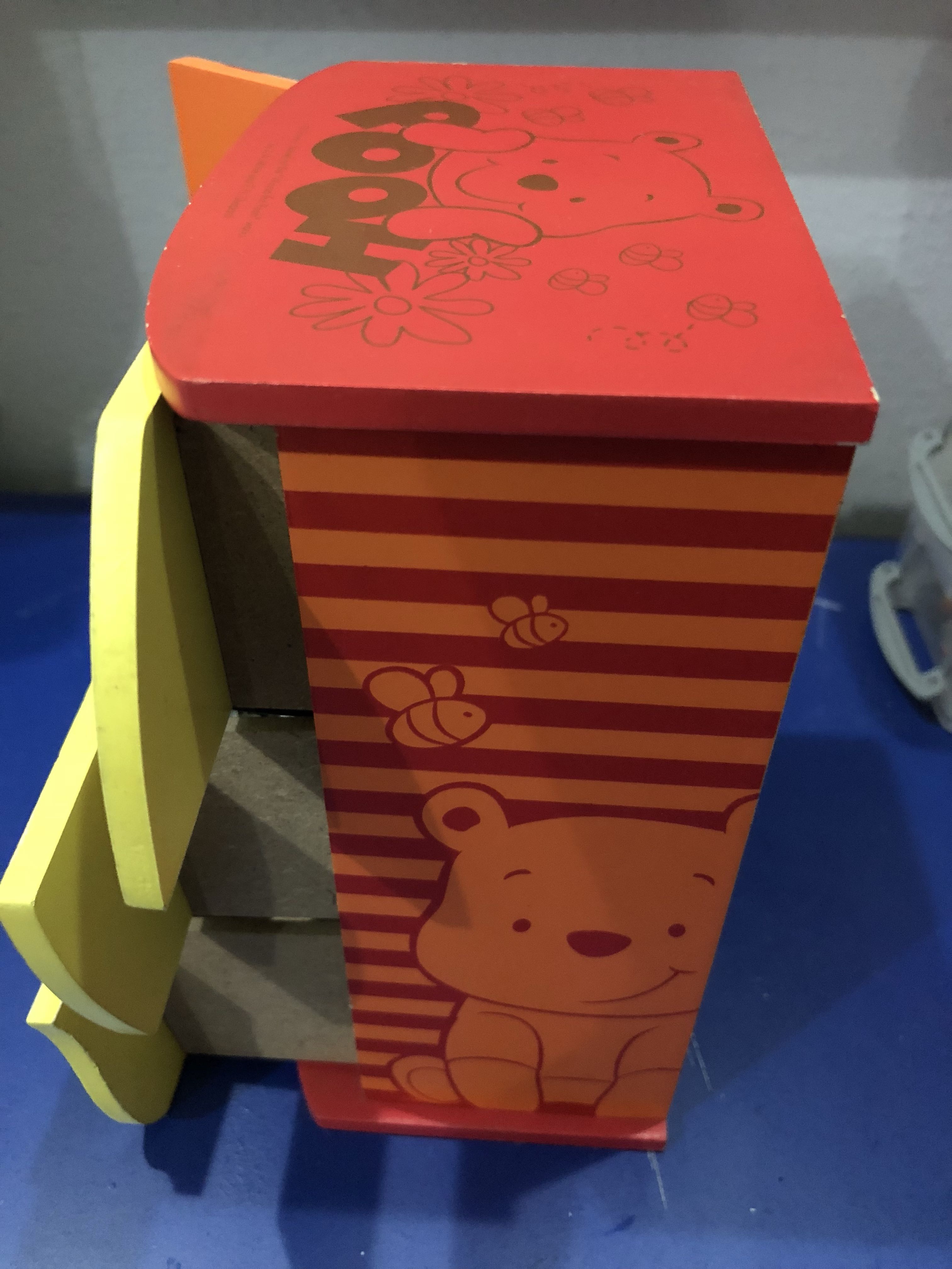 Mini Winnie the Pooh wood drawer, Furniture & Home Living, Furniture ...
