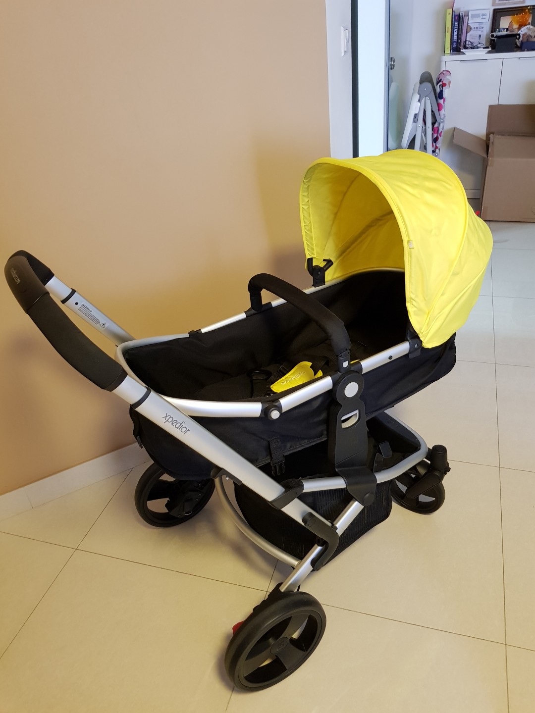 Mothercare Xpedior Stroller Pram Yellow Babies Kids Going