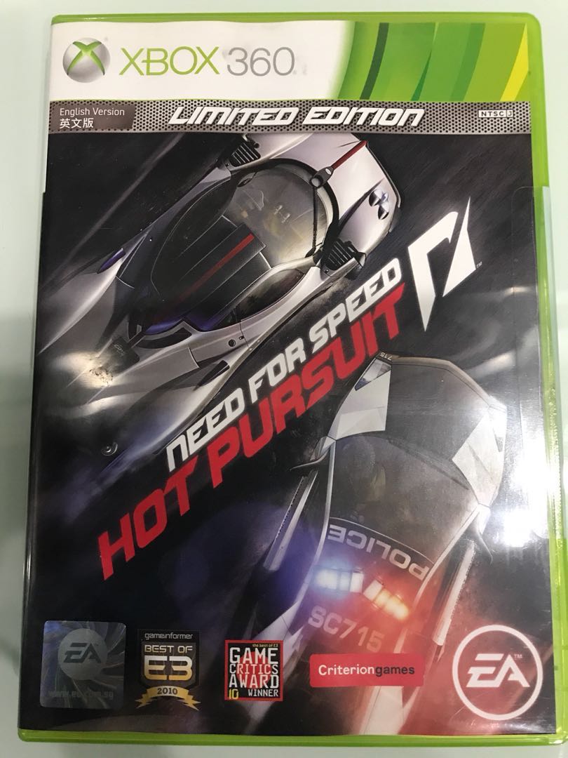 Need For Speed hot pursuit Xbox 360, Video Gaming, Video Games, Xbox Carousell