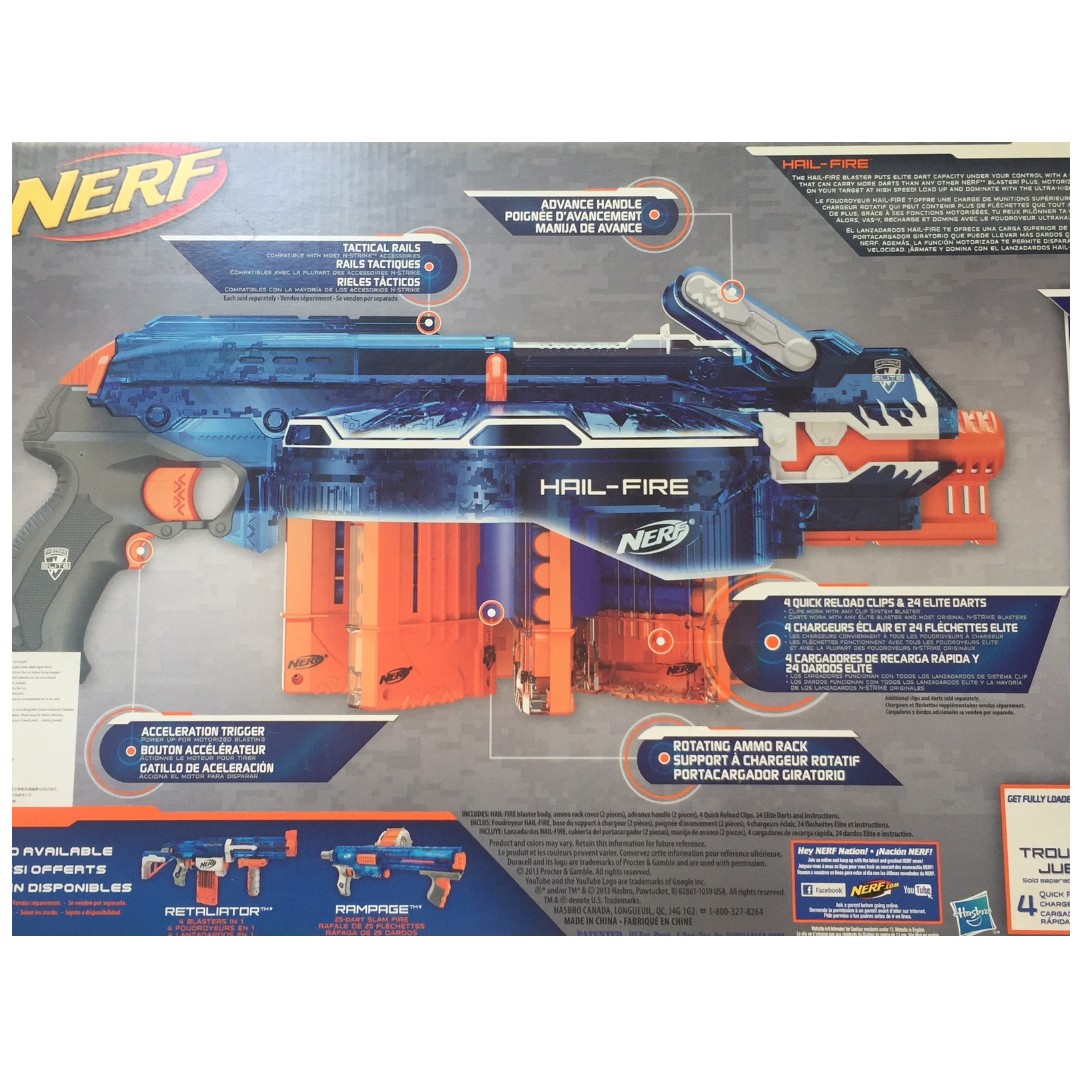 NERF Sonic ICE > Hail-Fire, Hobbies & Toys, Toys & Games on Carousell