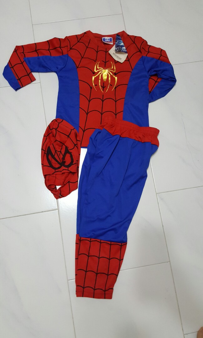 New Spiderman Spider Man Boy S Costume 4 To 5 Years Old Babies Kids Boys Apparel 4 To 7 Years On Carousell