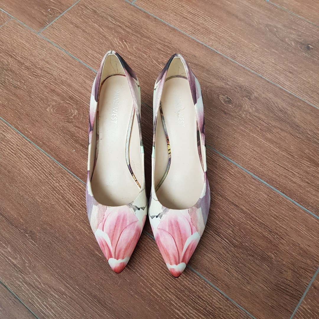 floral pumps shoes