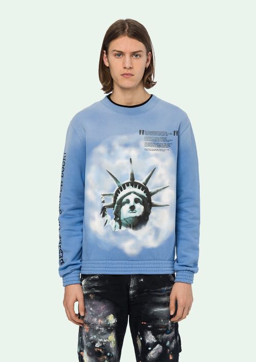 off white liberty sweatshirt