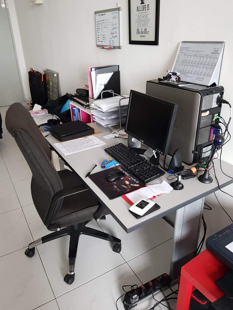 Office table, Furniture & Home Living, Furniture, Tables & Sets on