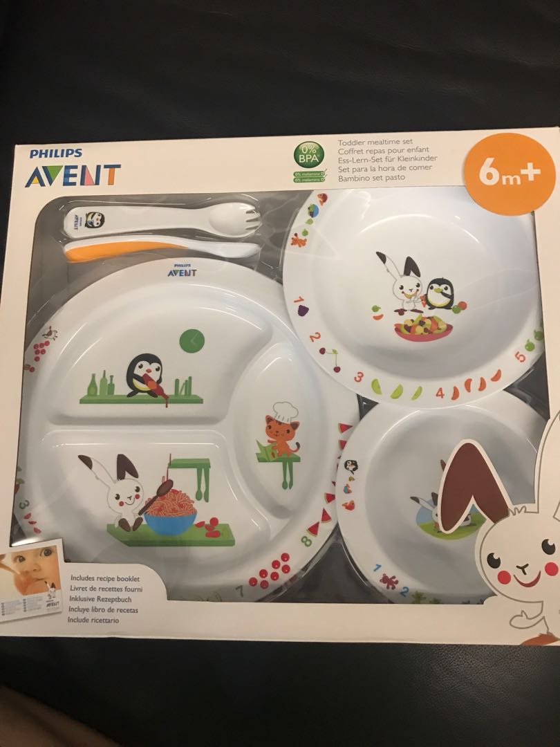 Philips Avent Toddler Mealtime Set Babies Kids Nursing