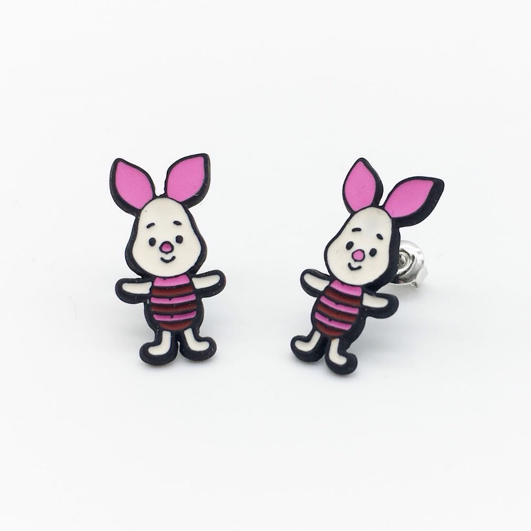 Piglet Earrings Winnie The Pooh Friends Women S Fashion Piglet Earrings Winnie The Pooh Friends Women S Fashion Jewellery On Carou