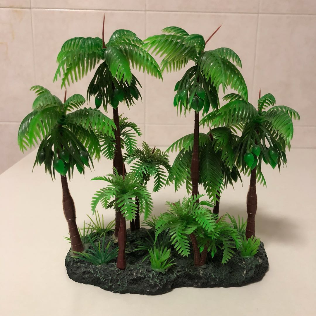 Plastic Coconut Trees For Aquarium Display Pet Supplies On Carousell