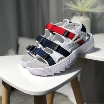 PO]Fila Disruptor II Sandals, Bulletin 