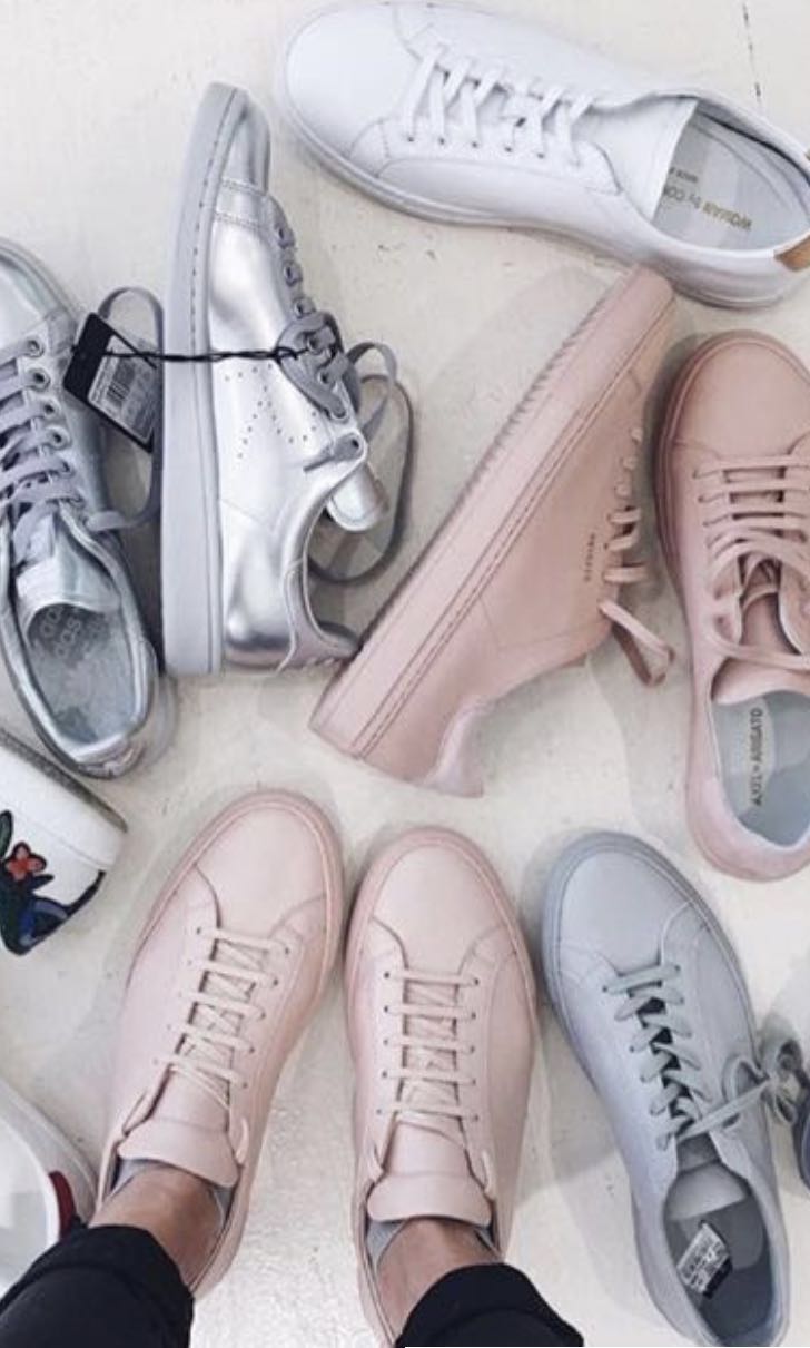 Common projects blush pink top