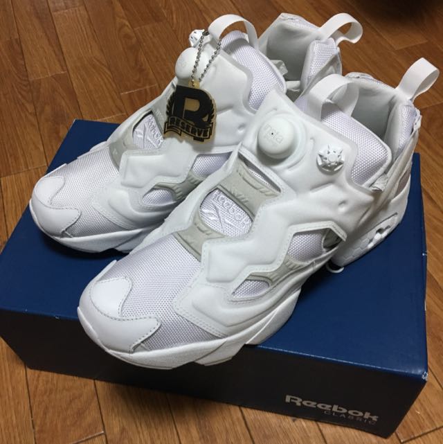 Reebok Instapump Fury White Men s Fashion Footwear Sneakers on