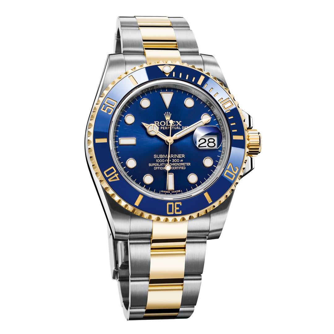 Rolex Submariner Date Half Gold with 
