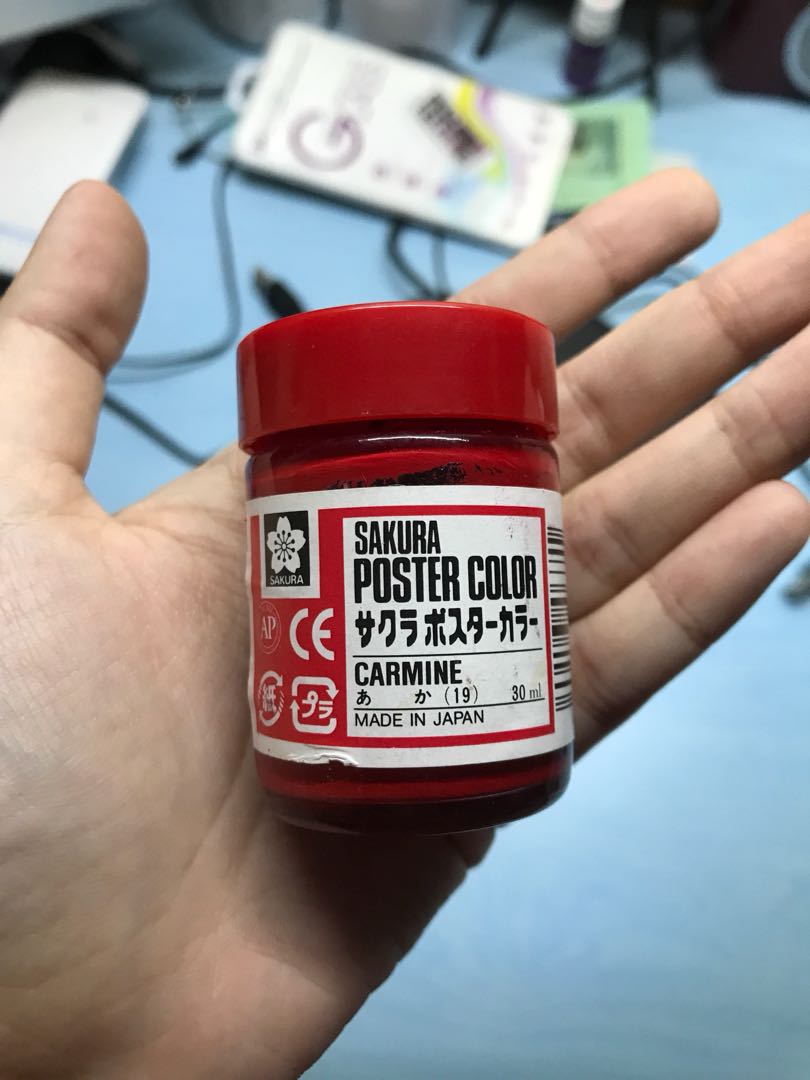 Sakura Red Poster Color, Hobbies & Toys, Stationery & Craft, Occasions ...