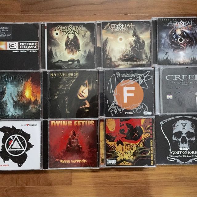 Selling Cds For Beer Money Hard Rock Heavy Metal Technical Death Metal Grunge Everything Else On Carousell