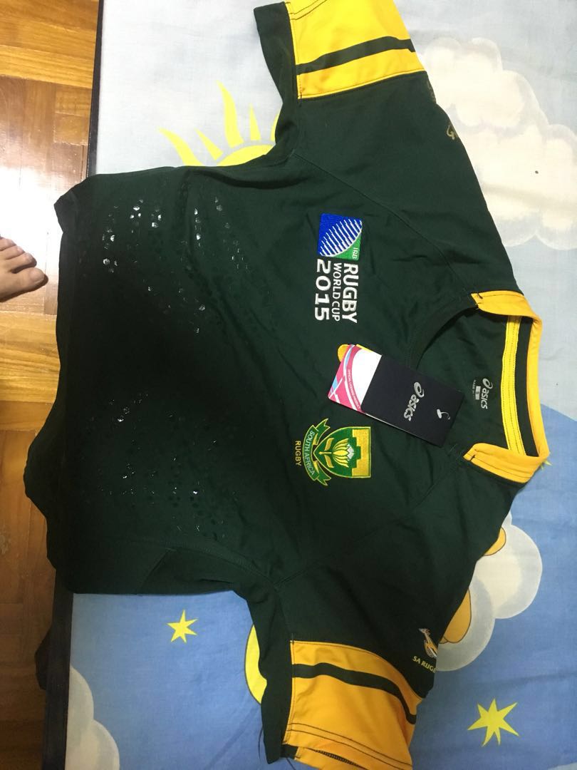 SOUTH AFRICA RUGBY WORLD CUP 2015 MAYCHDAY PERFORMANCE HOME JERSEY, Men