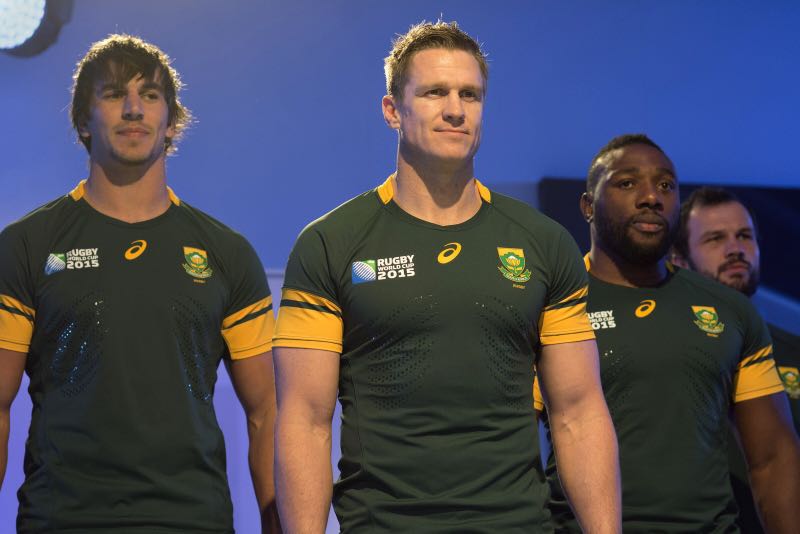 SOUTH AFRICA RUGBY WORLD CUP 2015 MAYCHDAY PERFORMANCE HOME JERSEY, Men